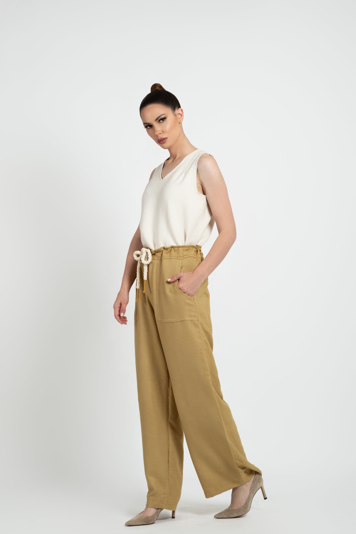 Le pantalon Extra moutarde