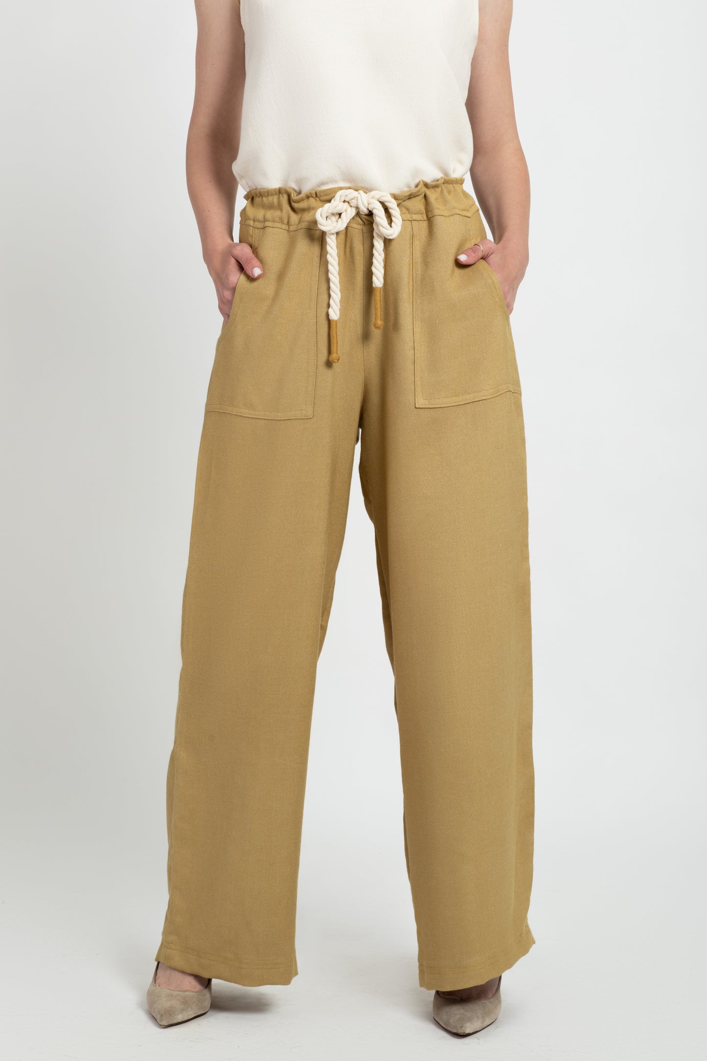 Le pantalon Extra moutarde