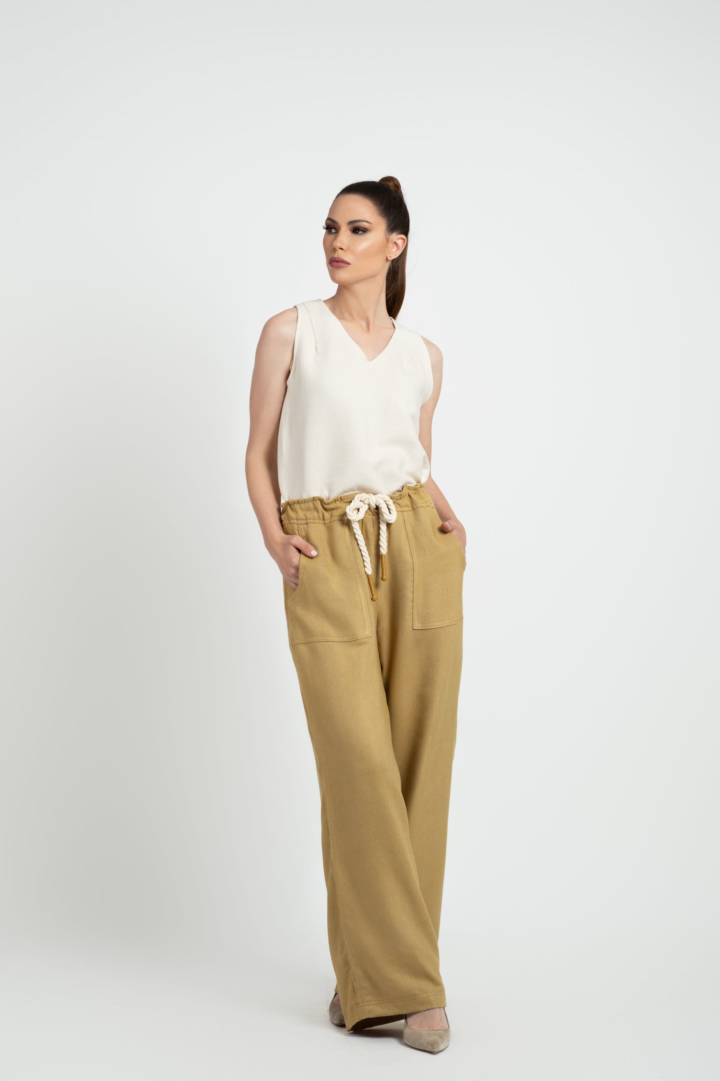Le pantalon Extra moutarde